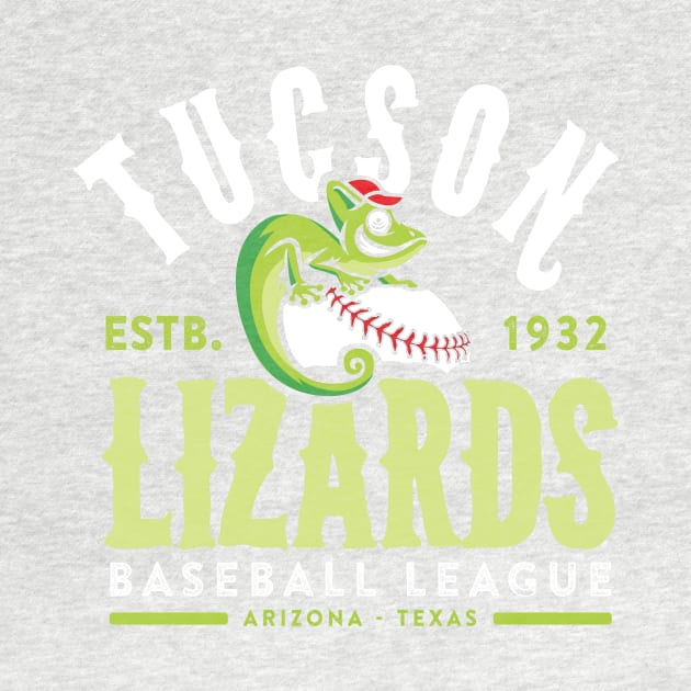 Tucson Lizards Baseball by MindsparkCreative